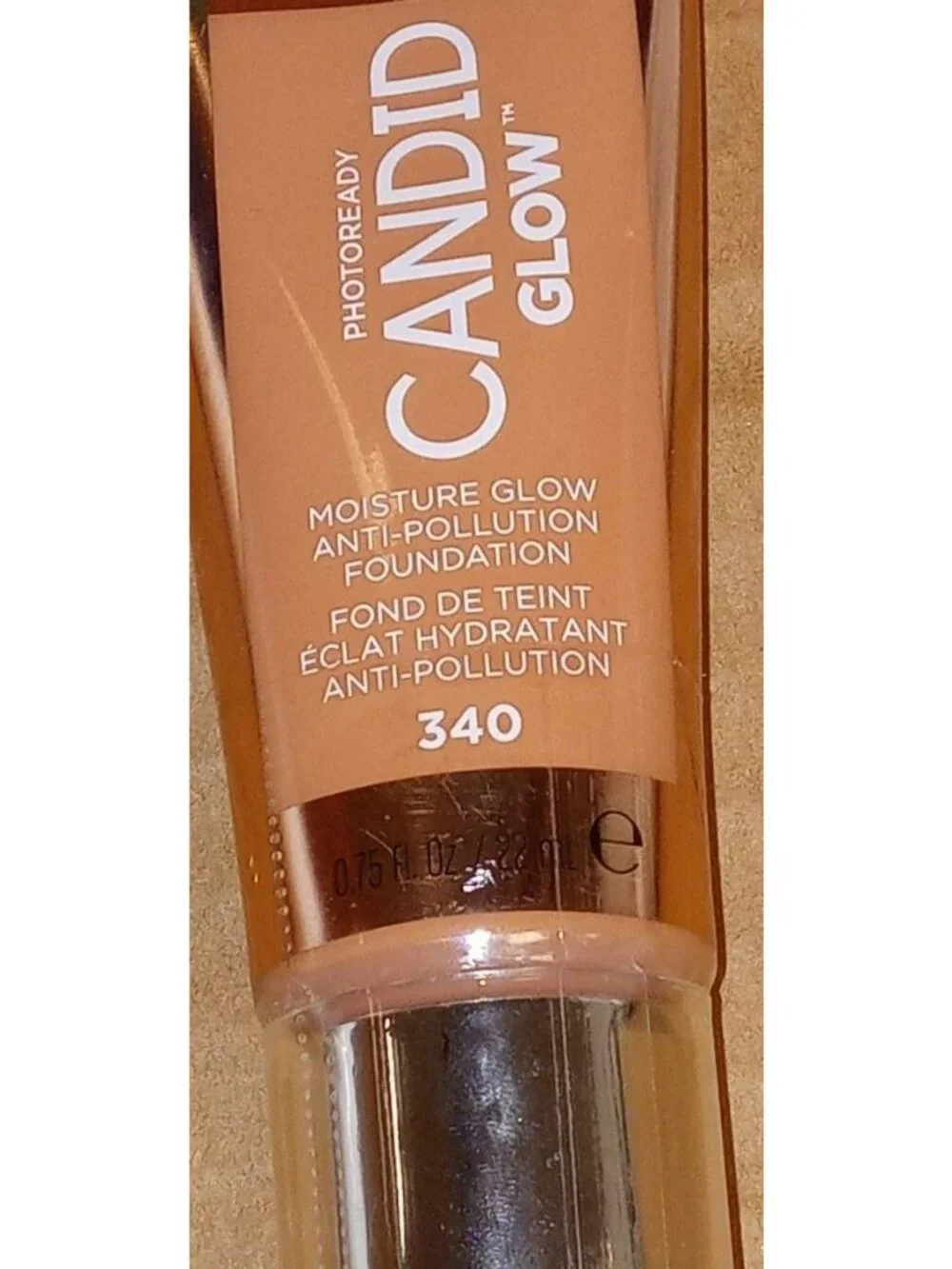 Revlon PhotoReady Candid Glow Moisture Glow Anti-Pollution Foundation 340 True B